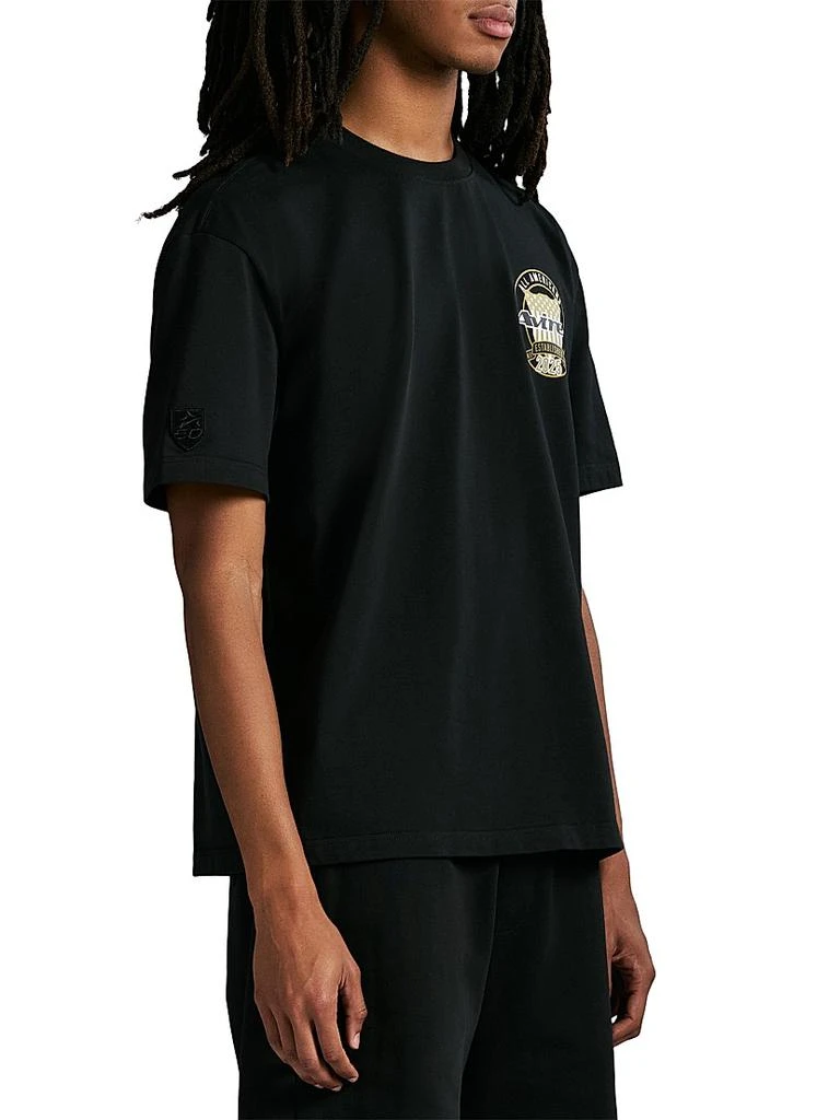 Avirex 50th Anniversary Gold Embroidered T-Shirt 4