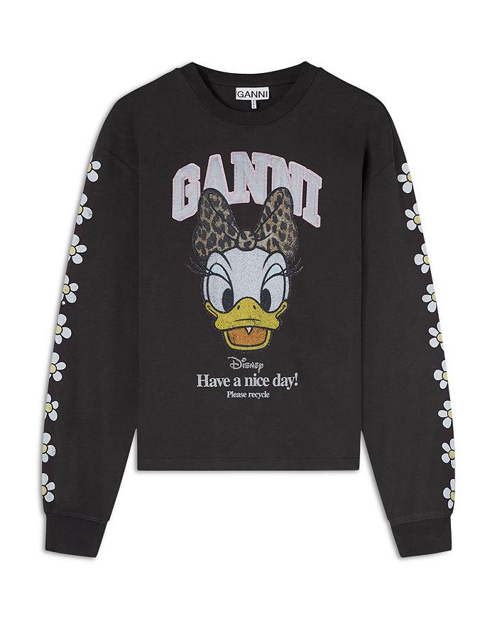 Ganni Basic Jersey Tiger Relaxed T-shirt - T-Shirts - BeyondStyle