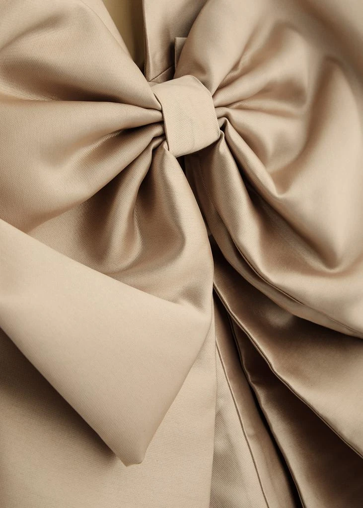 ODD MUSE Ultimate Muse Bow satin mini dress 5