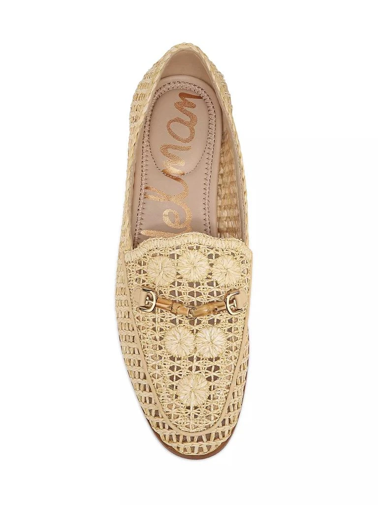 Sam Edelman Lowell Woven Raffia Loafers 5