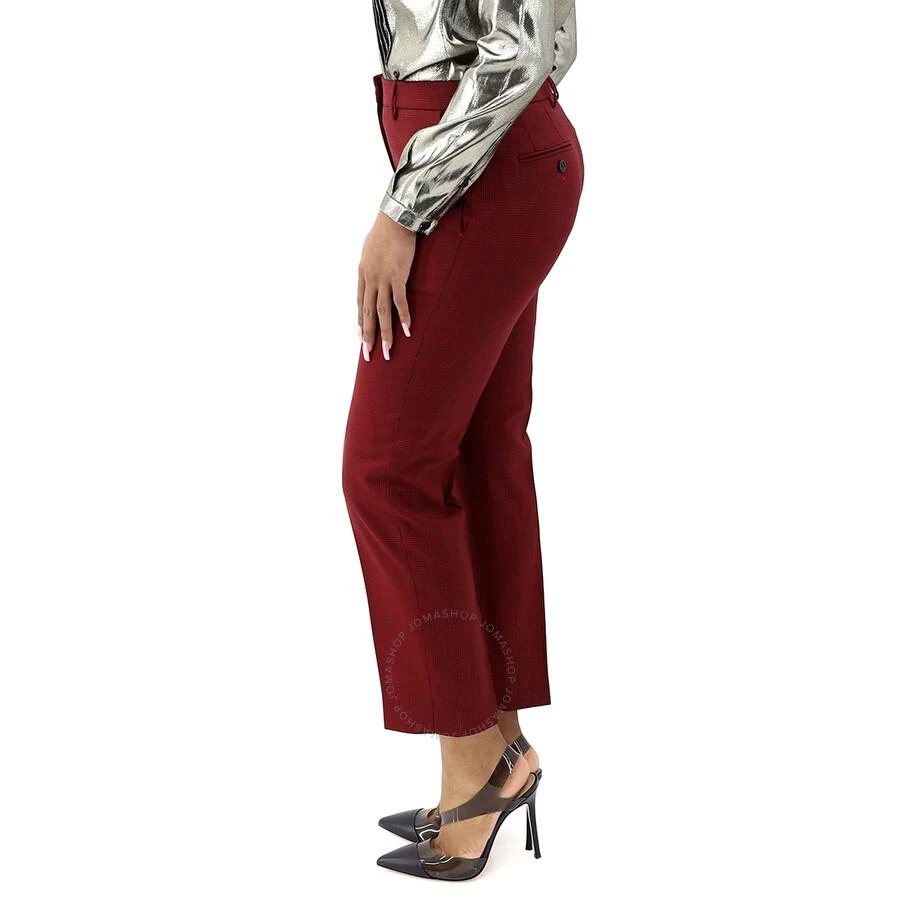 Burberry Wiluna Cage Pattern Wool Trousers 2