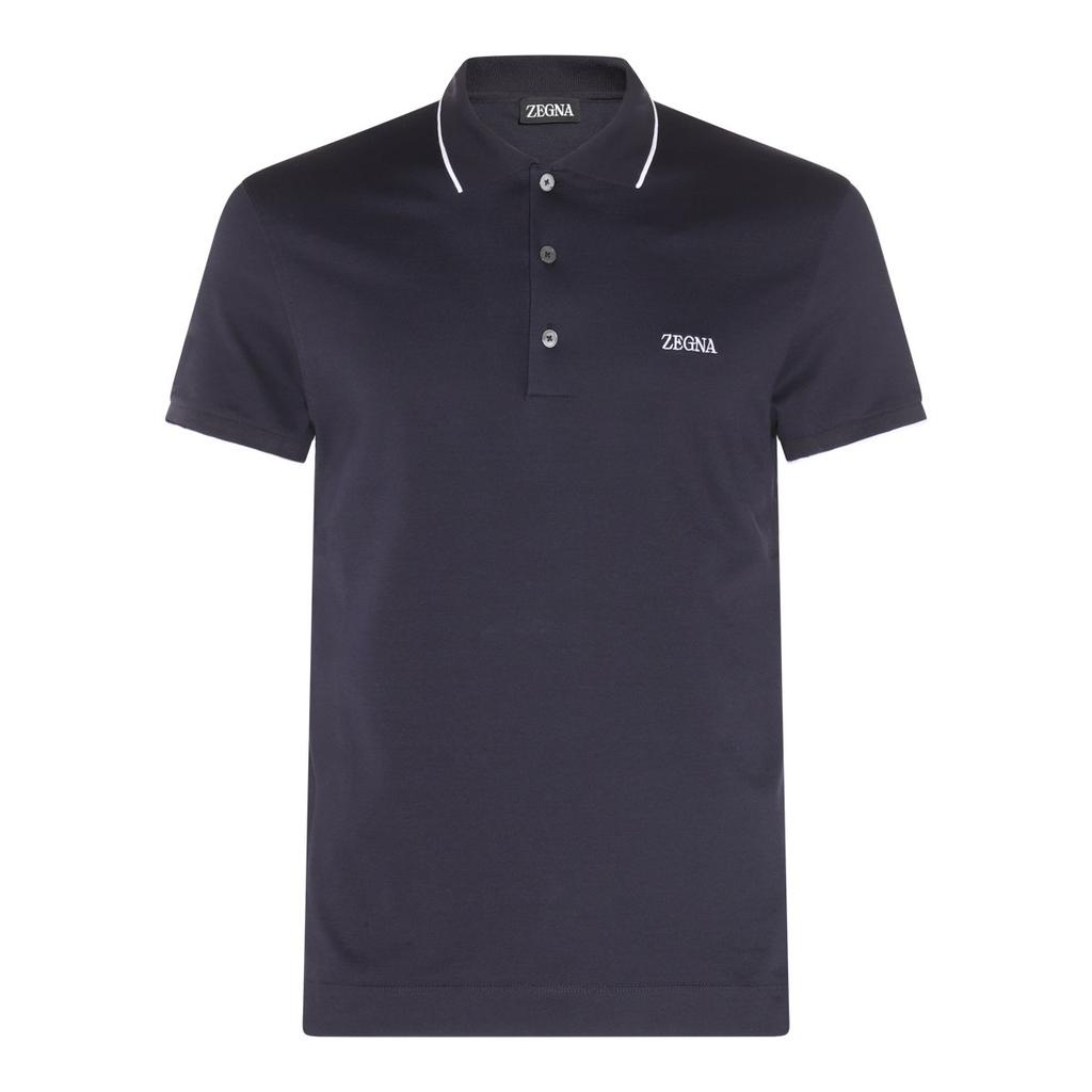 Zegna Zegna Logo Embroidered Short-Sleeved Polo Shirt