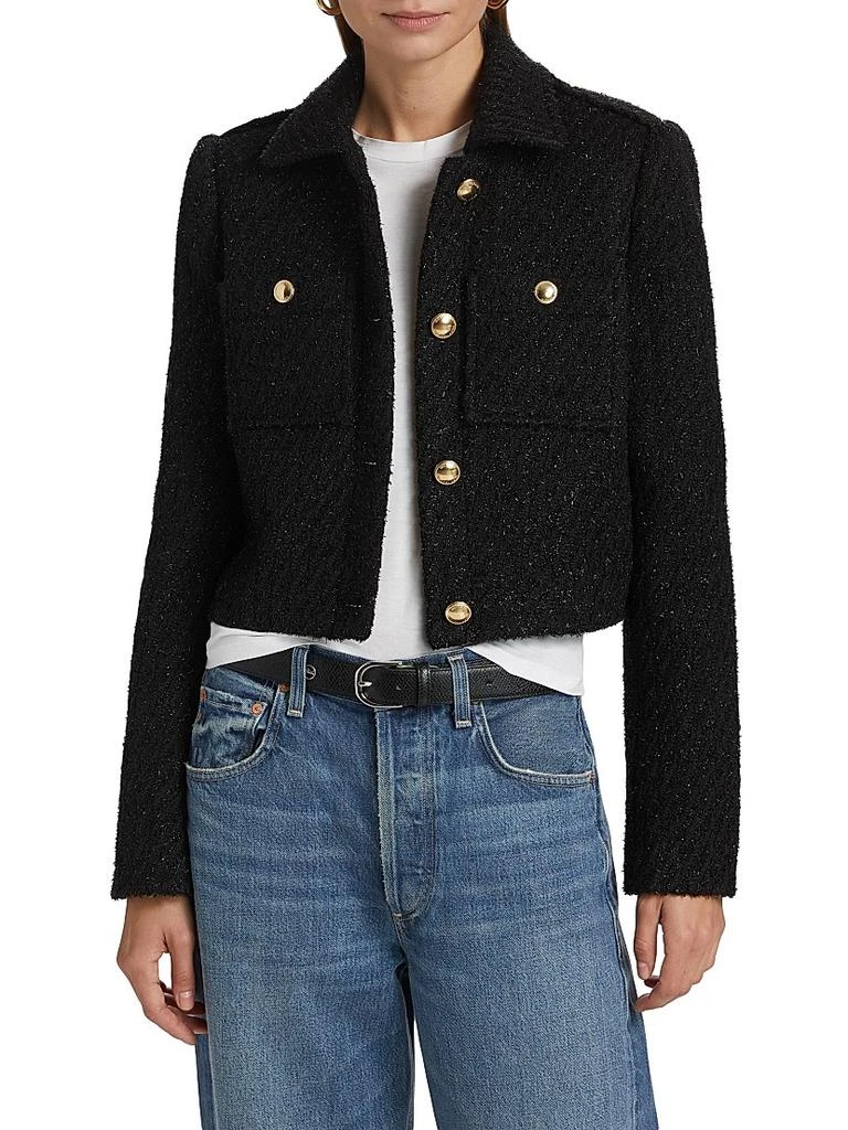 Michael Kors Metallic Tweed Wool Jacket 3