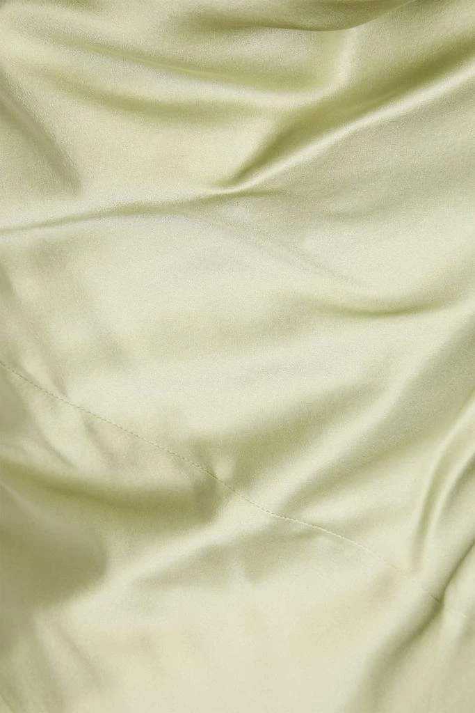 NICHOLAS Draped silk-satin gown 4