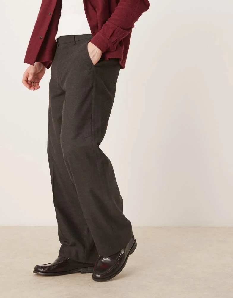 Abercrombie & Fitch Abercrombie & Fitch baggy trouser in black 5