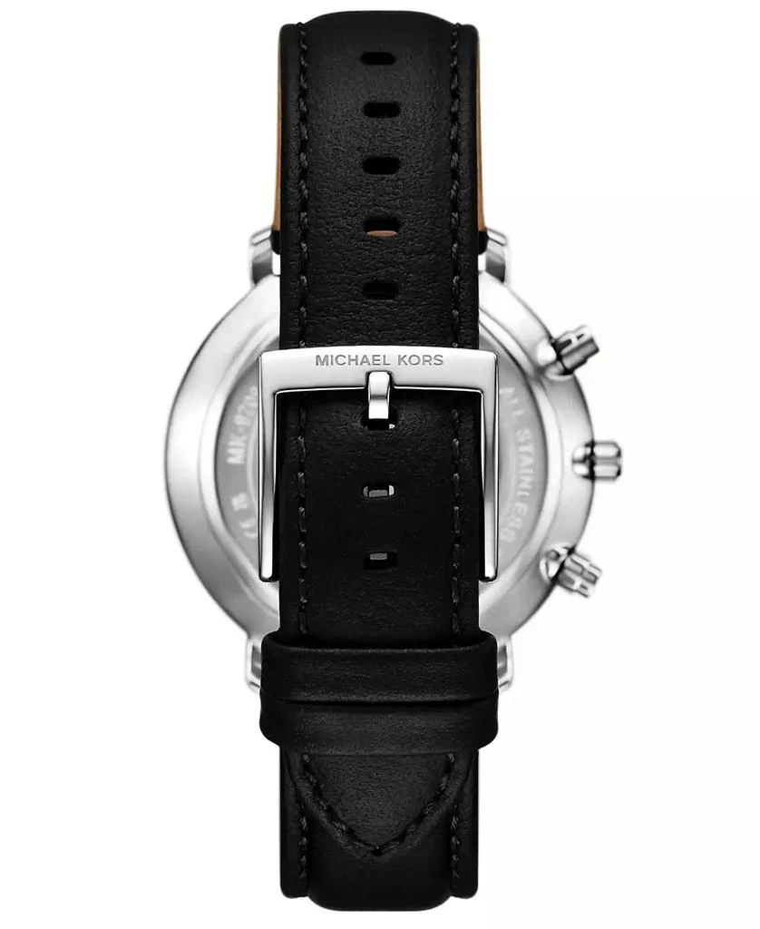 Michael Kors Men's Blake Multifunction Black Leather Watch, 42mm 2