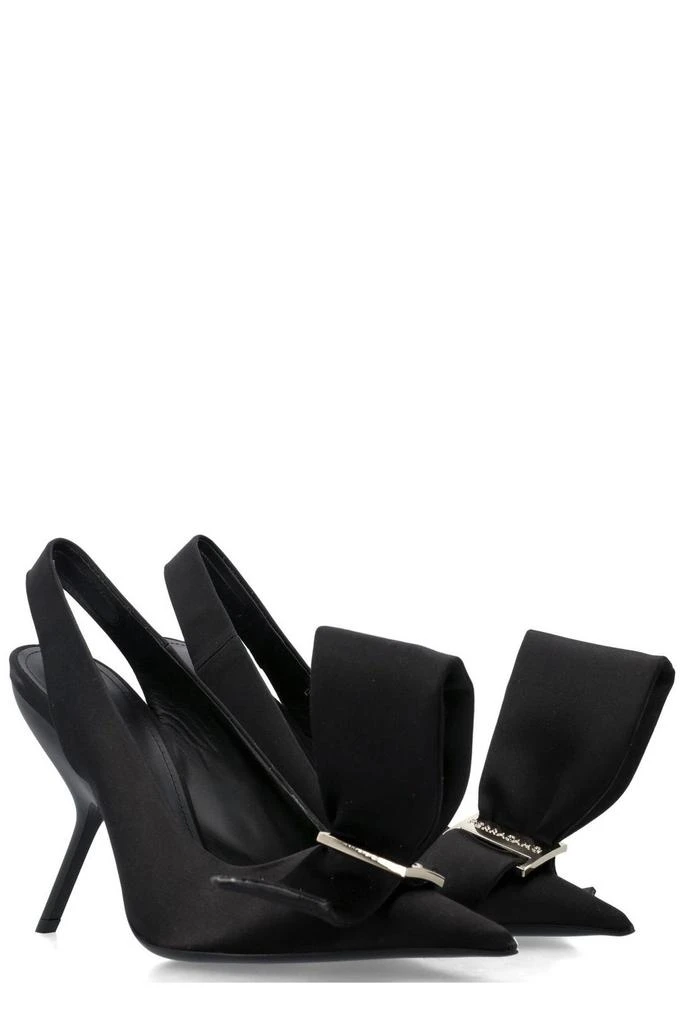 Salvatore Ferragamo Ferragamo Pointed-Toe Slingback Pumps 3