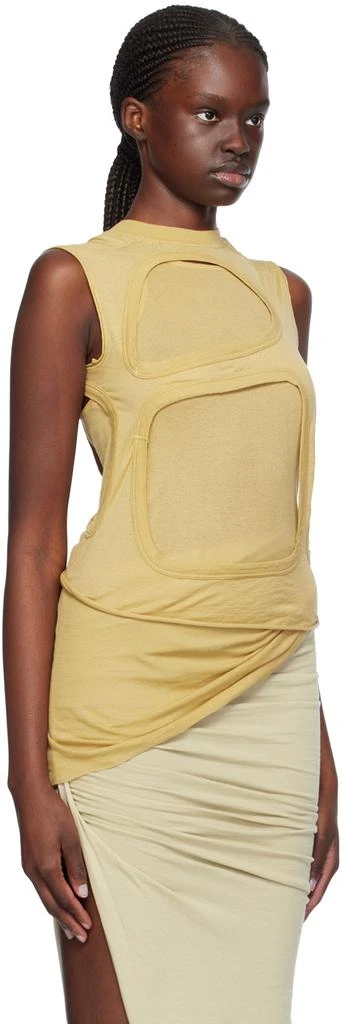Rick Owens Yellow Membrane II Tank Top 2