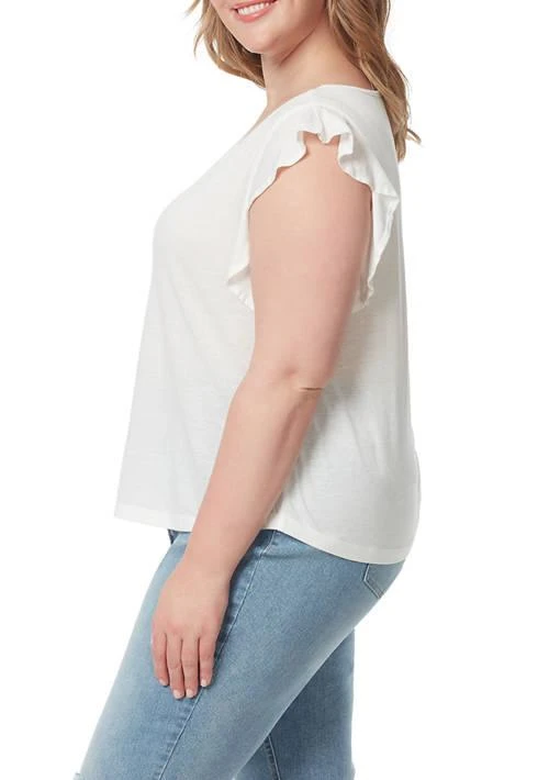 Jessica Simpson Simpson Plus Size Flutter Sleeve Top 3