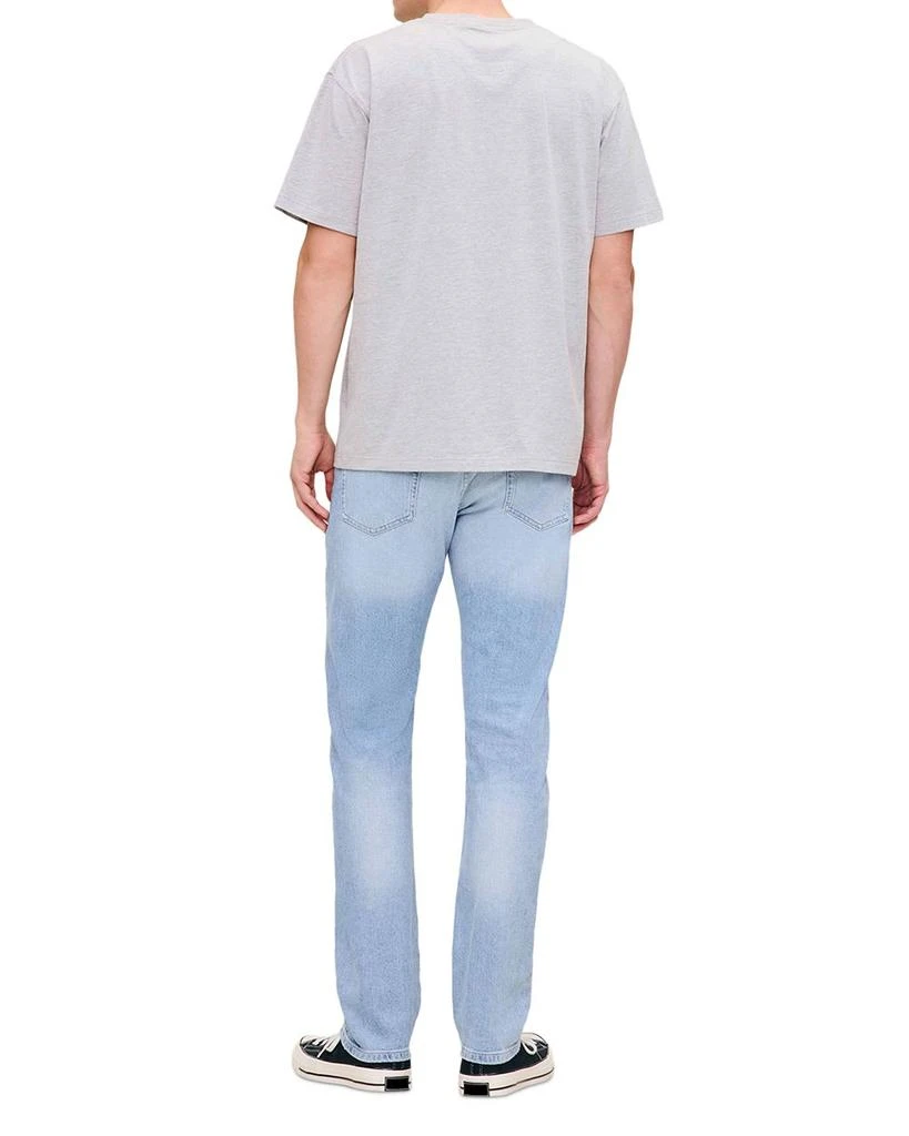 DL1961 Russell Slim Straight Fit Jeans in Light Fjord Blue 3