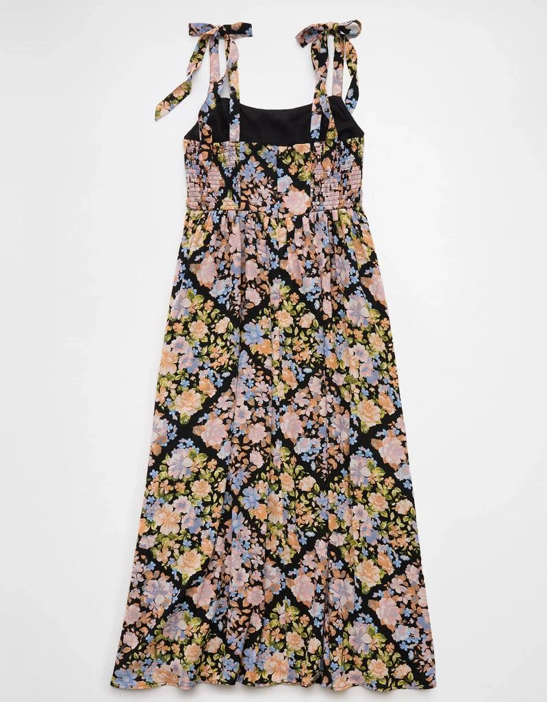 AE AE Corset Tie Strap Floral Midi Dress 5