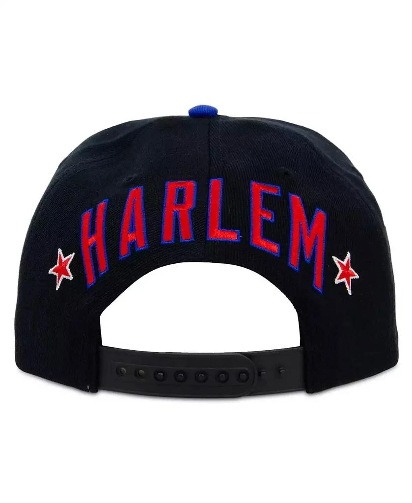Rings & Crwns Men's Black Harlem Globetrotters Snapback Adjustable Hat 4