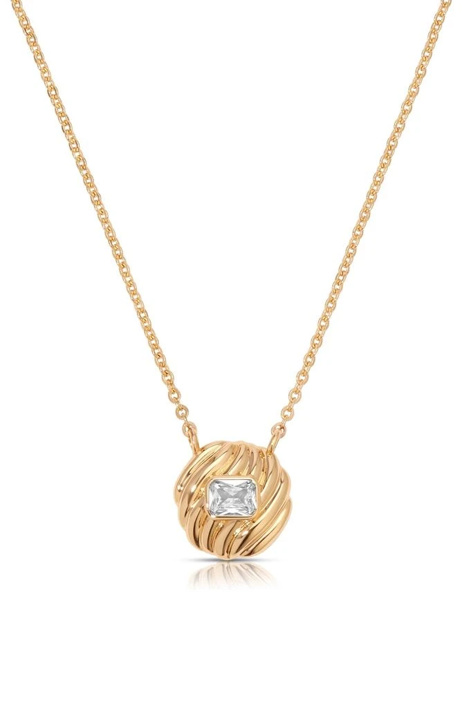 Ettika Jewelry Crystal Shell Pendant Necklace 3