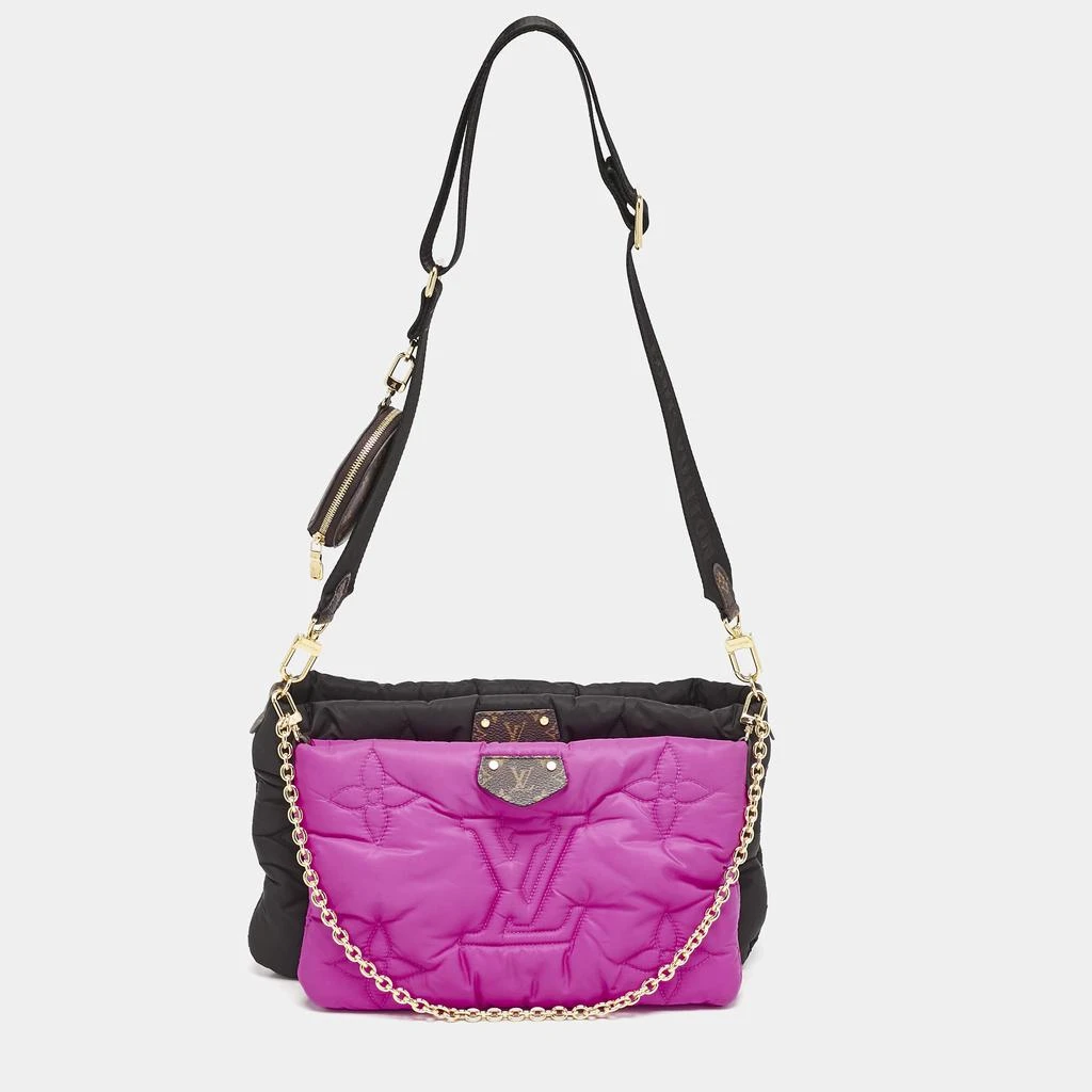 Louis Vuitton Louis Vuitton Black/Magenta Monogram Econyl Pillow Maxi Multi Pochette Accessories 1