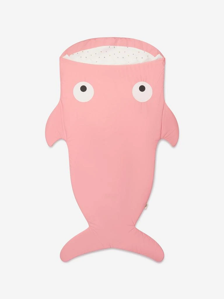 Baby Bites Baby Bites Girls Flies Shark Sleeping Bag in Pink 1