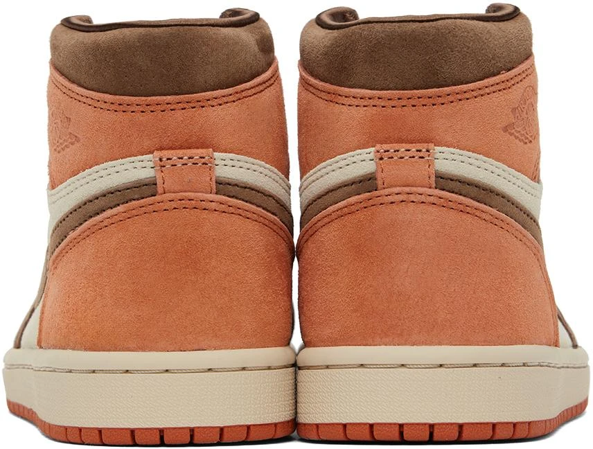 Jordan Beige & Brown Air Jordan 1 High Sneakers 2