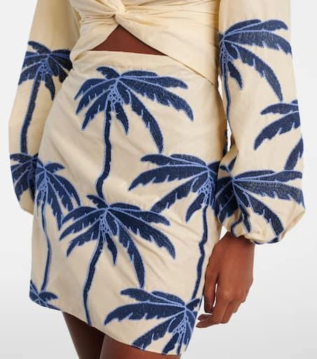 JOHANNA ORTIZ The Power Of The Sea cotton-blend minidress 5