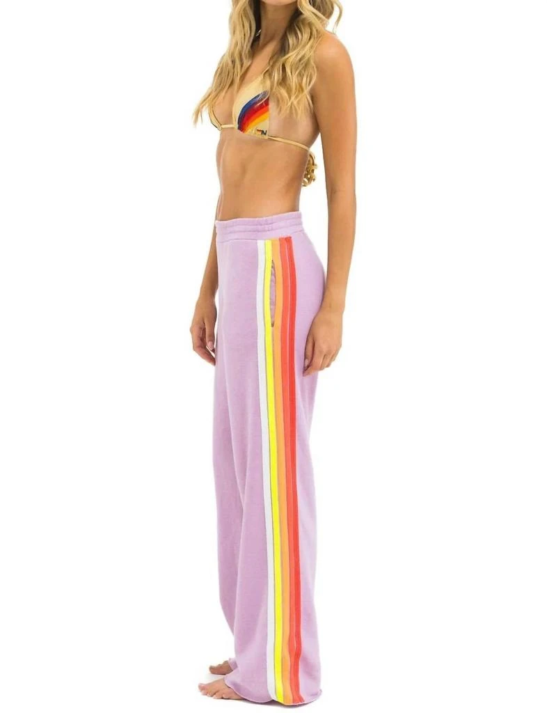 AVIATOR NATION Aviator Nation - 5 Stripe Wide Leg Pocket Sweatpants 3