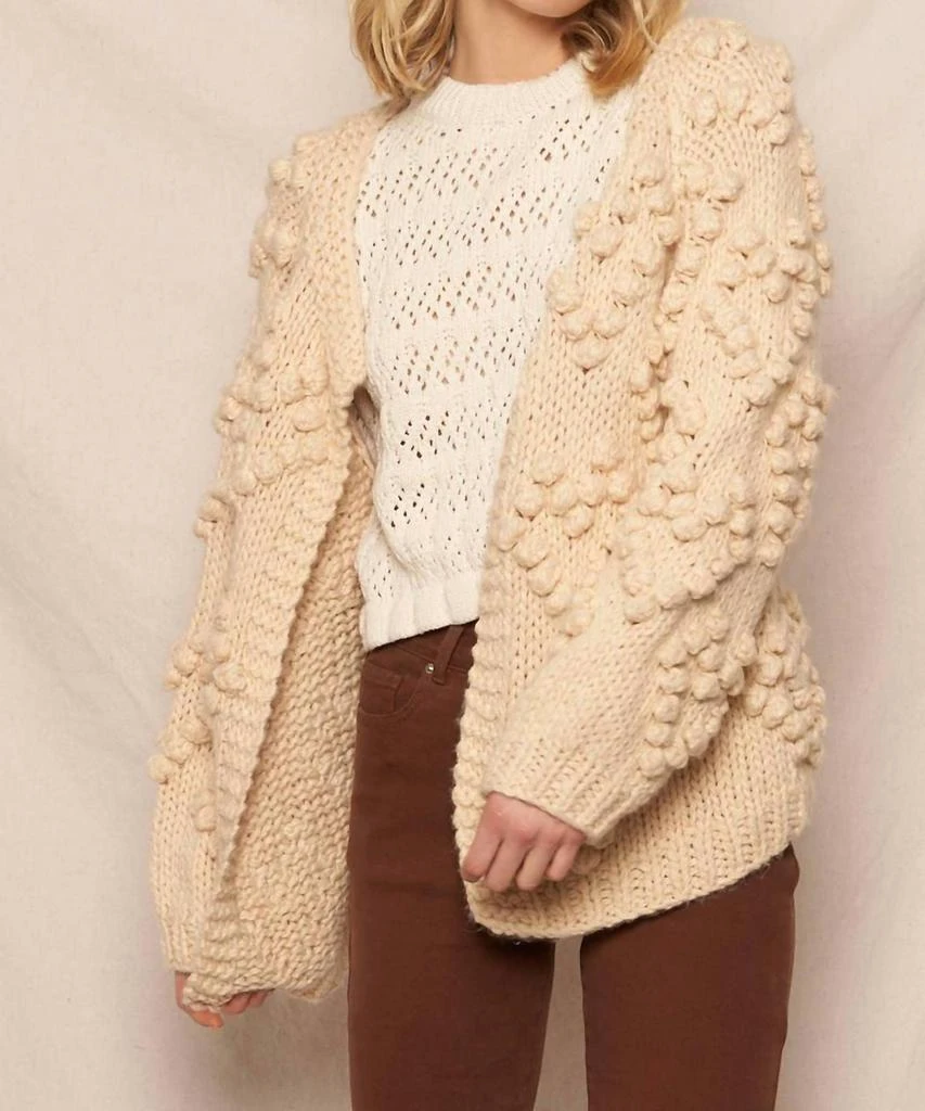 En Creme En Creme - Pom Pom Cardigan 1