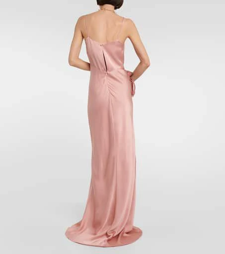 Max Mara Bridal Selce satin slip dress 3