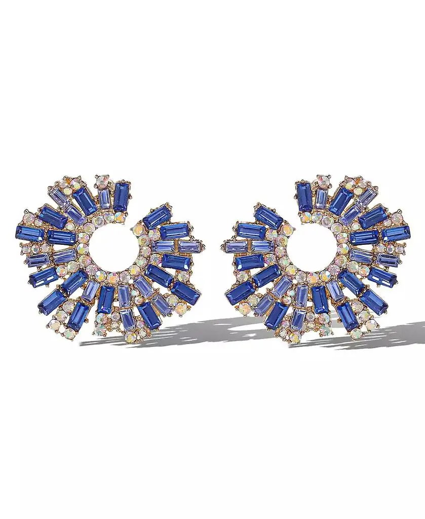 Jessica Simpson Royal Radiance Crystal Burst Earrings