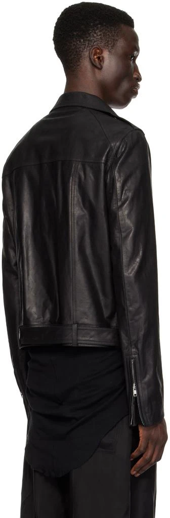 Rick Owens Black Lukes Stooges Leather Jacket 3