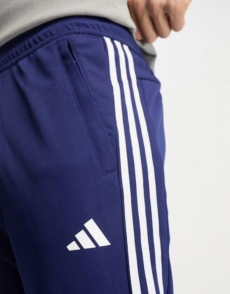 Adidas adidas Training Train Essentials 3 stripe joggers in navy 3