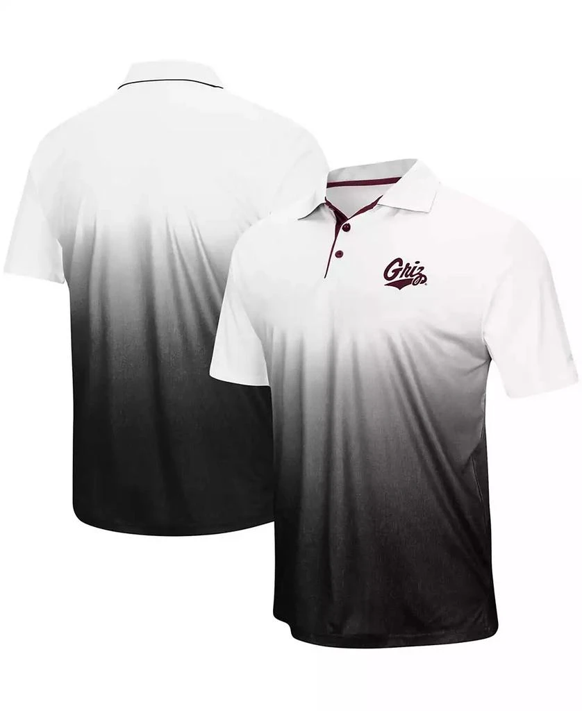 Colosseum Men's Gray Montana Grizzlies Magic Team Logo Polo 1