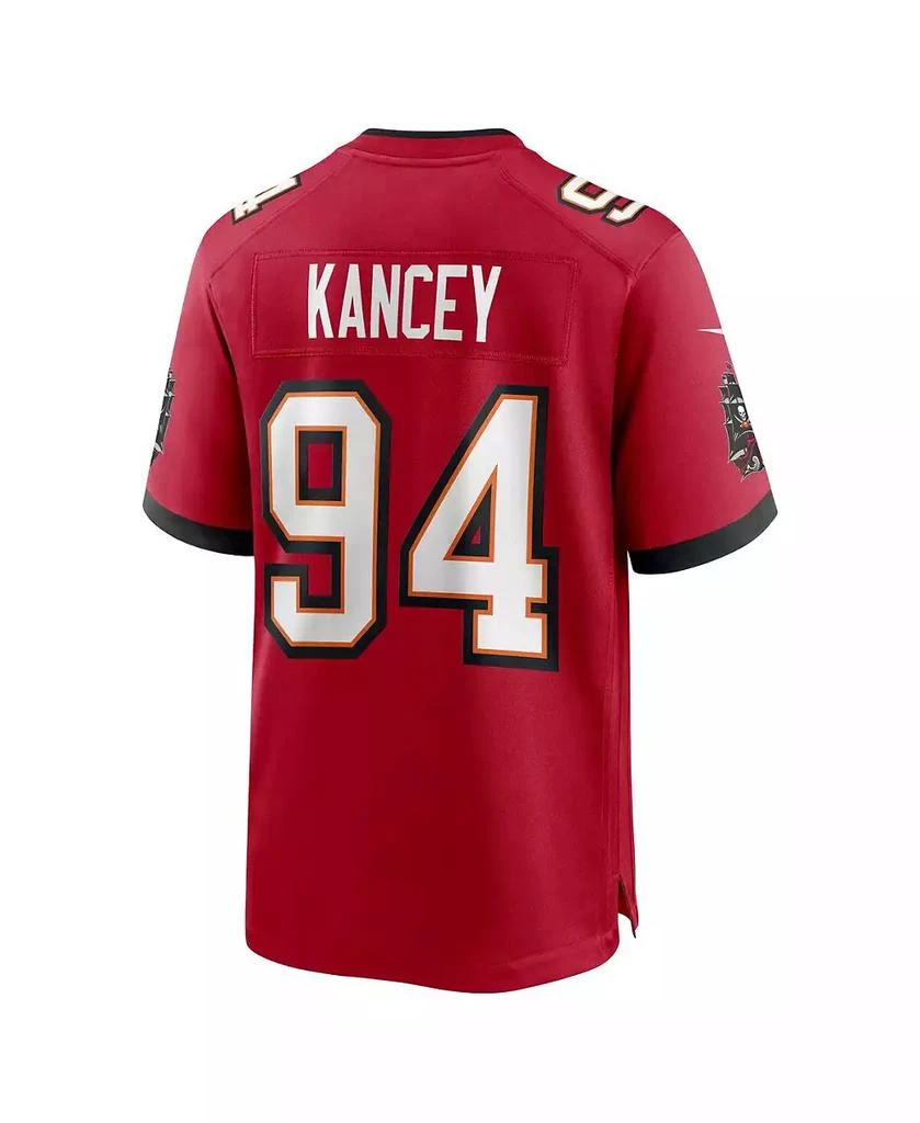 NIKE Men's Calijah Kancey Red Tampa Bay Buccaneers Game Jersey 2