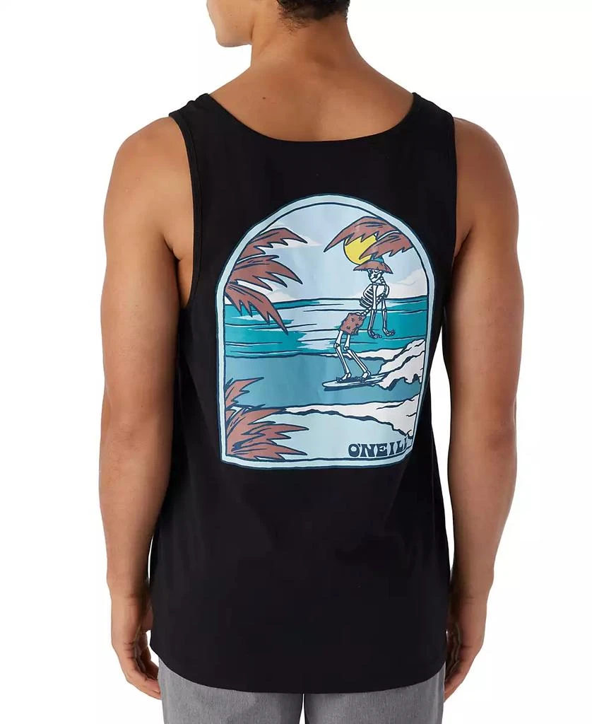 O'Neill Men's Chill Bones Surfer Graphic Tank Top 1