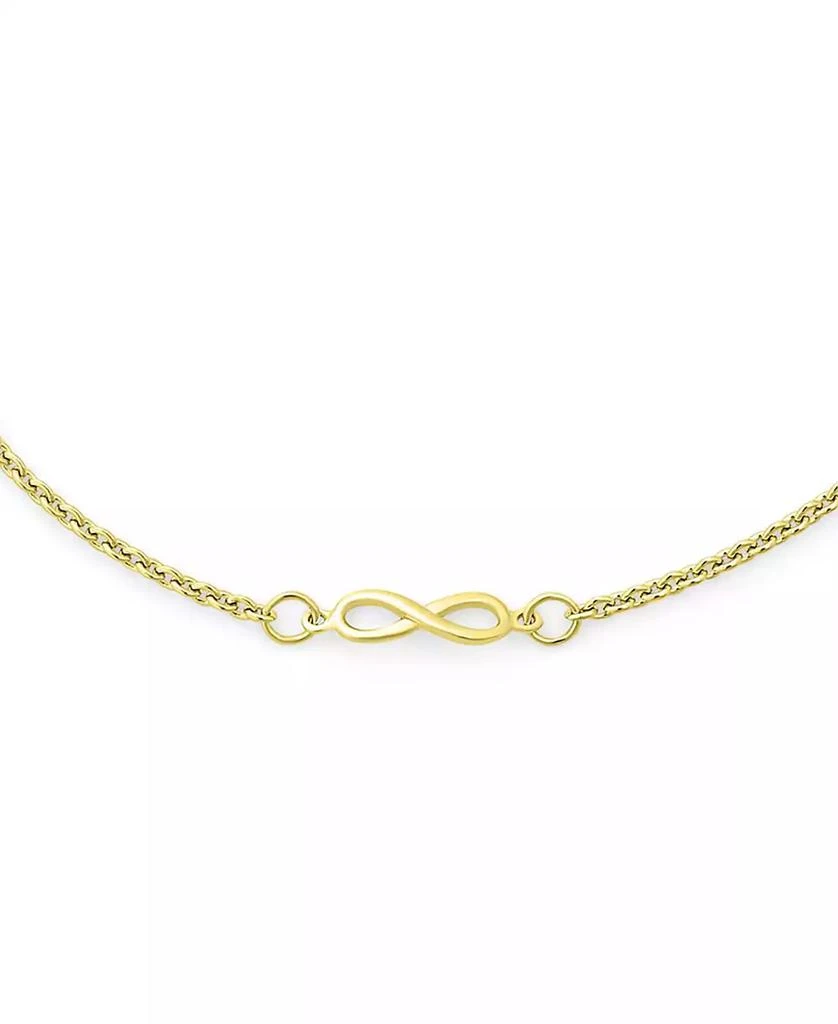 Bling Jewelry Dainty Romantic Love Knot Multi Infinity Symbol Anklet Ankle Bracelet Sterling Silver Size 9 To 9.5 Inch 2