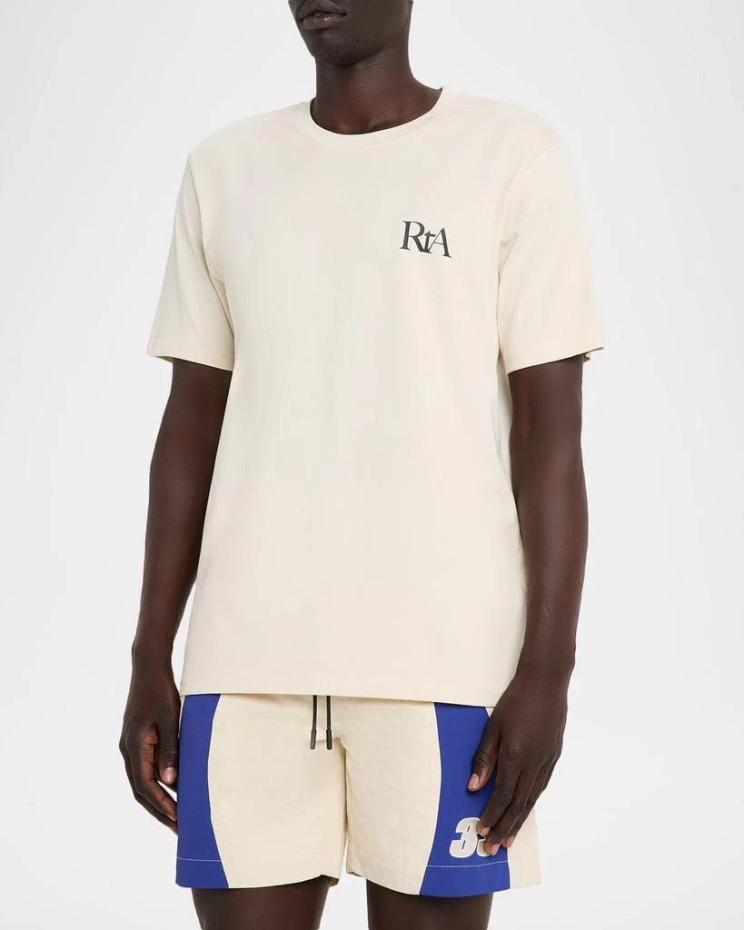 RTA Men's Liam Typography Oversized T-Shirt 4
