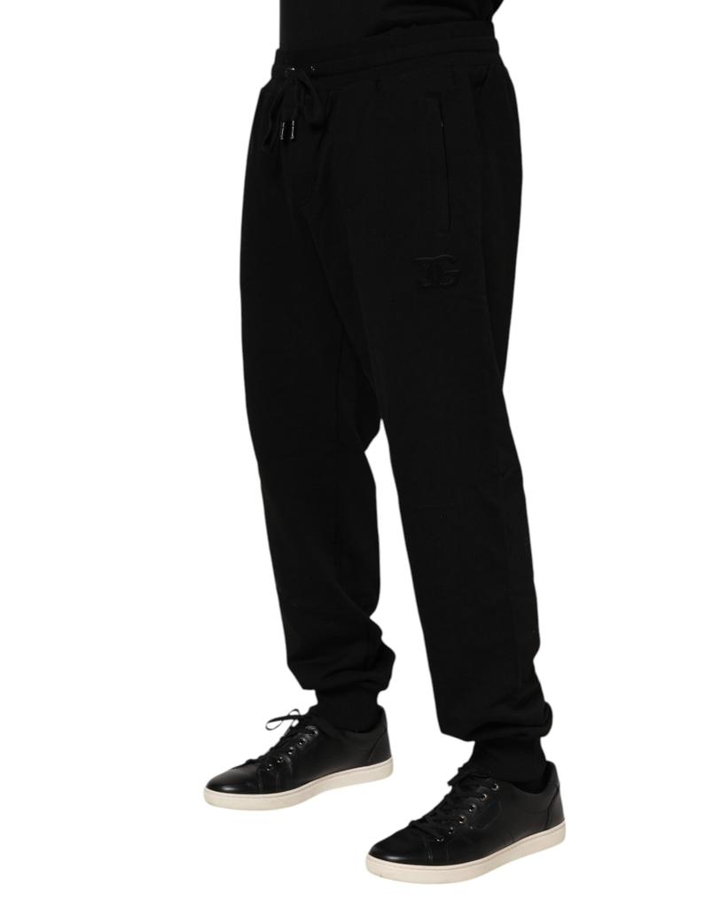Dolce & Gabbana Cotton Logo Tape Men Jogger Men's Pants (Pre-Owned)