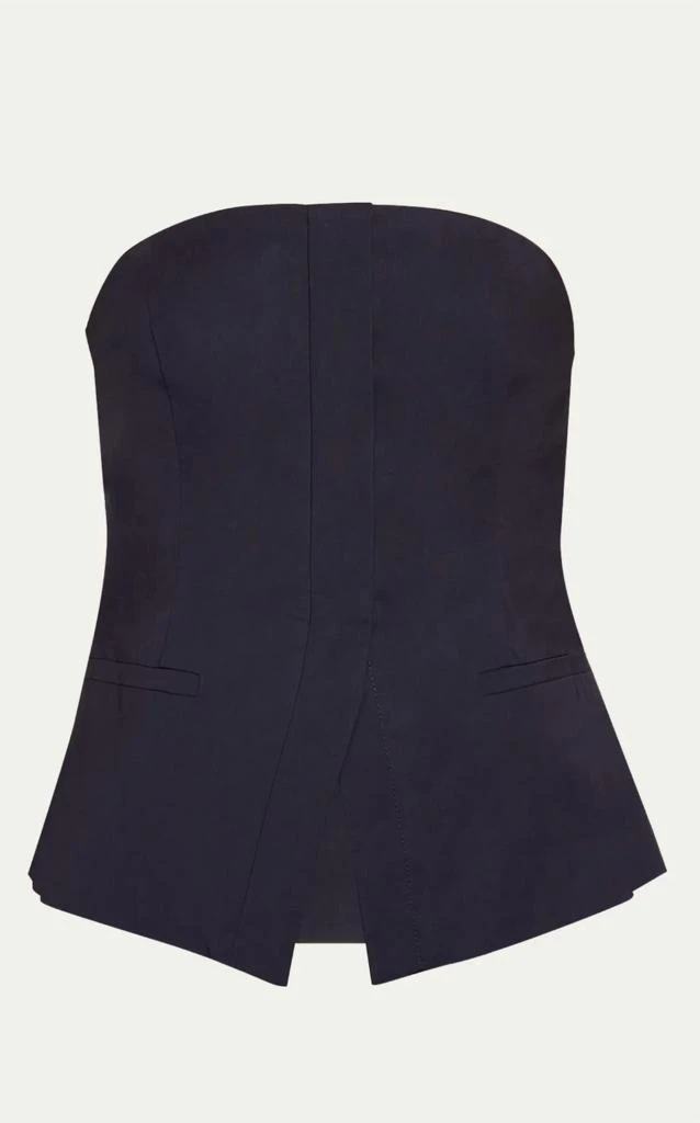A.L.C. Renee Tailored Strapless Top In Maritime Navy 4