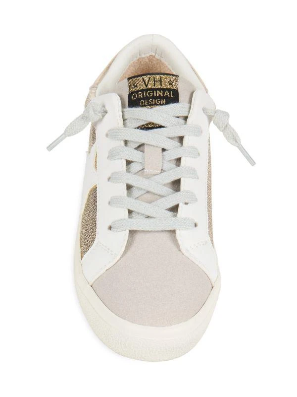 Vintage Havana Pebbled Metallic Star Sneakers 5