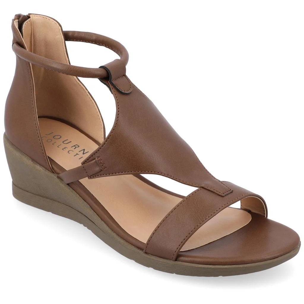 Journee Collection Collection Women's Trayle Sandal Wedge 1