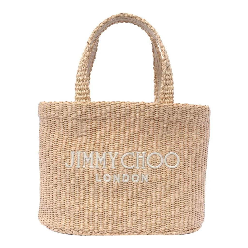 Jimmy Choo Jimmy Choo Logo Embroidered Top Handle Bag 1