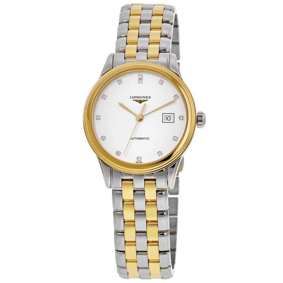 Longines Flagship Automatic White Diamond Dial Two ToneWomen's Watch 1