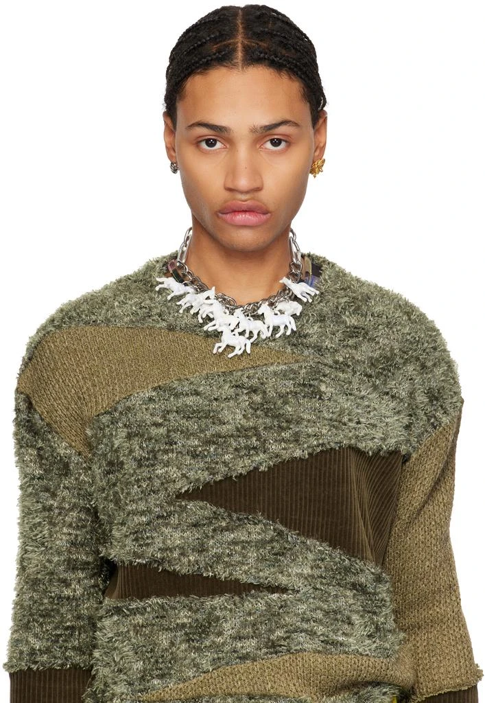 CHOPOVA LOWENA Silver Horse Girl Necklace 2