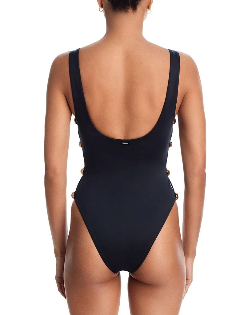 SIMKHAI Mona Side Cutout Swimsuit 2
