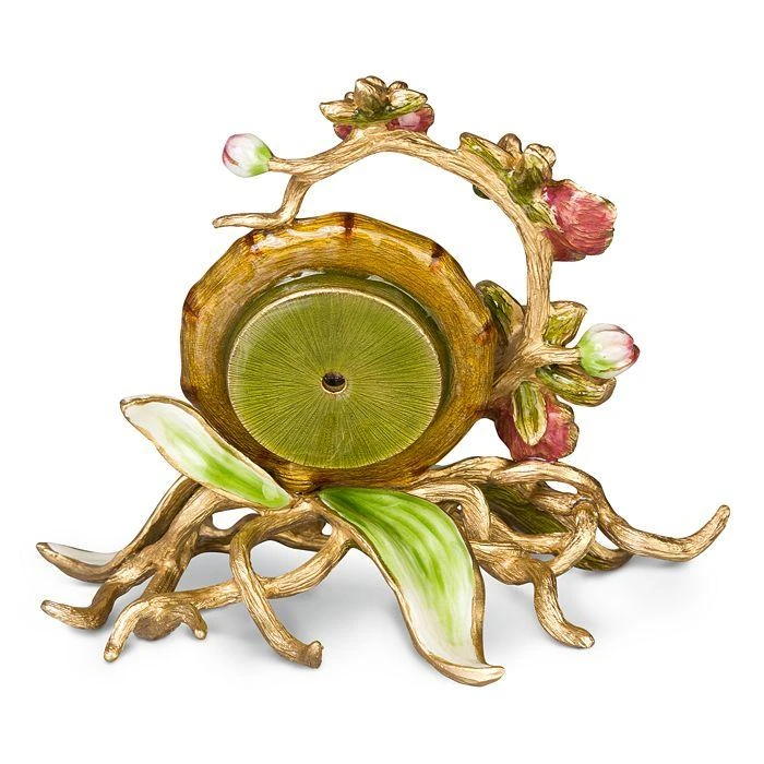 Jay Strongwater Tara Orchid Clock 3