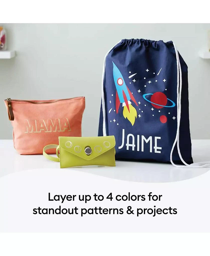 cricut Maker 4 Cutting Machine with Vinyl and Iron-On Sheets Bundle 6