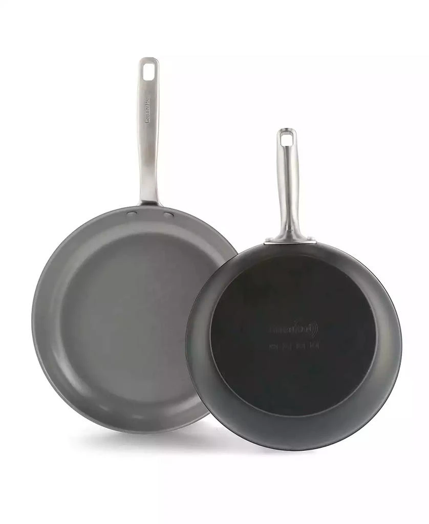 Greenpan Chatham Hard Anodized Ceramic Nonstick 2 Piece Frying Pan Set 1