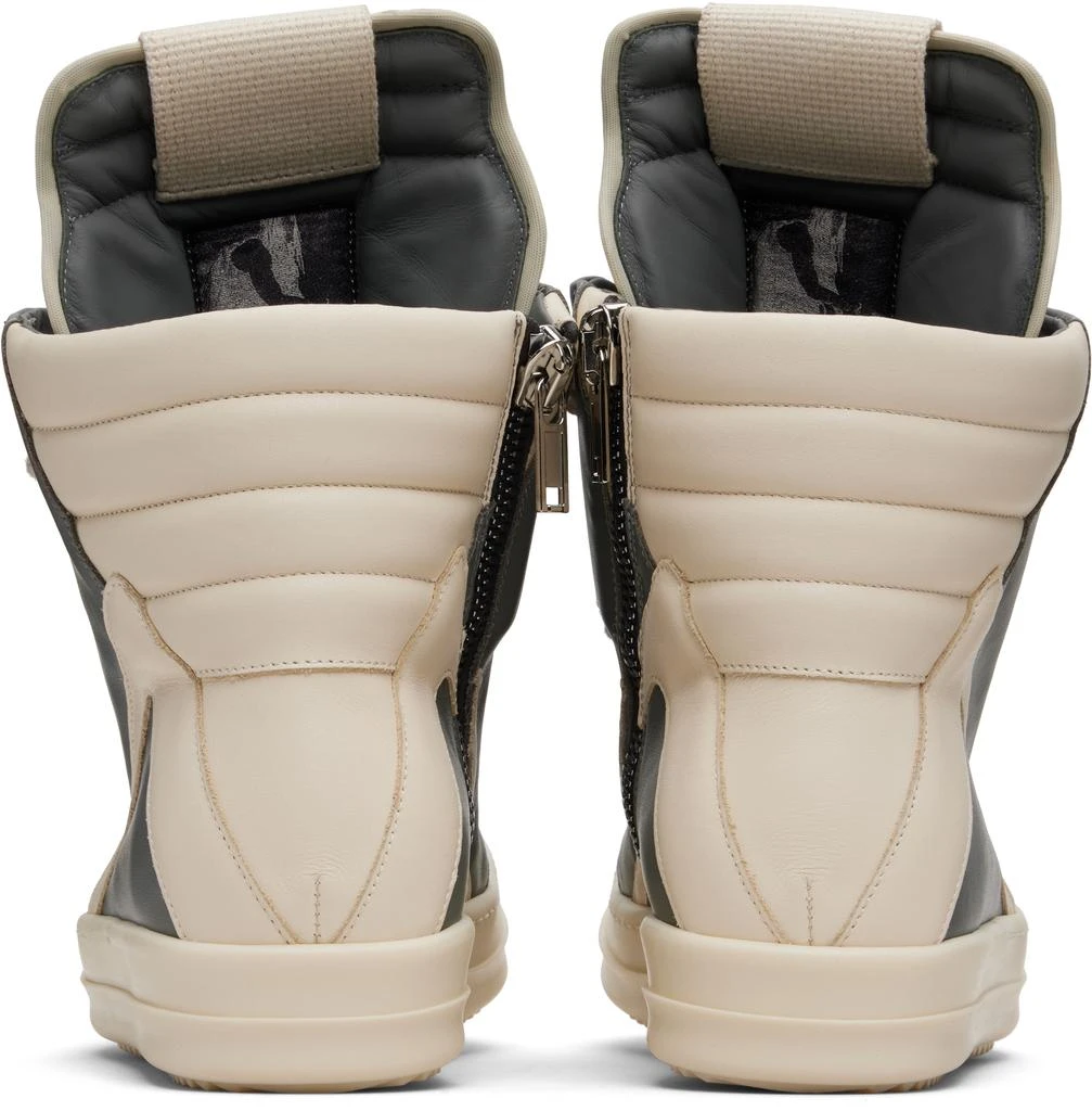 Rick Owens Gray Concordians Jumbolace Geobasket Sneakers 2