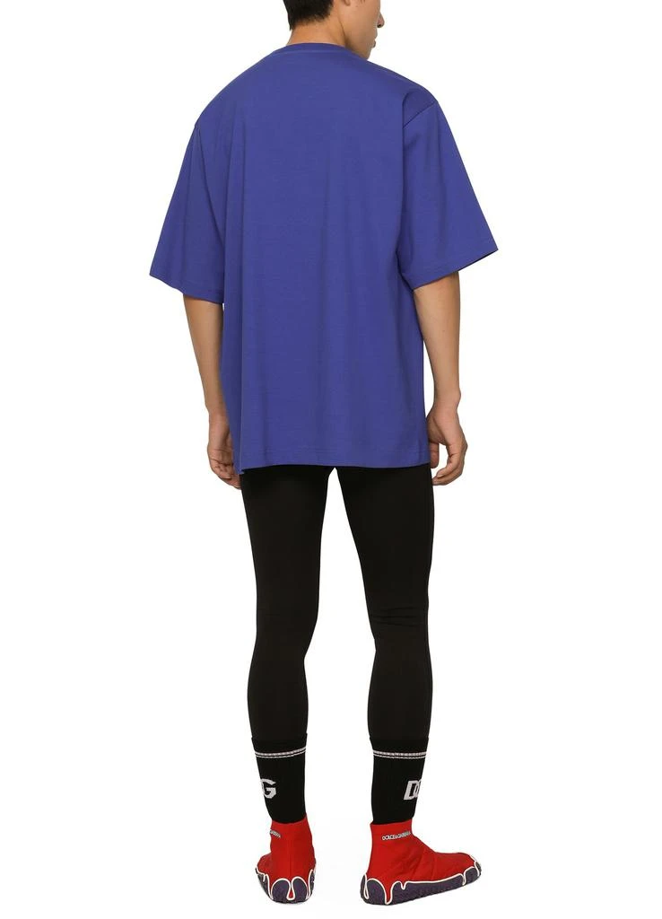 Dolce & Gabbana Cotton T-shirt with DG Milano print 3