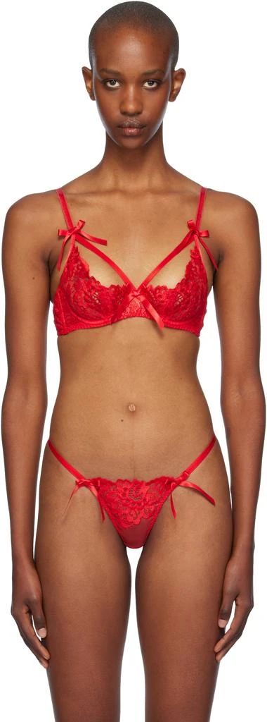 L'Agent by Agent Provocateur Red Cendrillon Bra 1