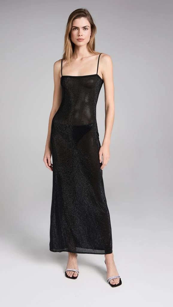 Alexander Wang Cami Slip Dress with Clear Bead Hotfix 4