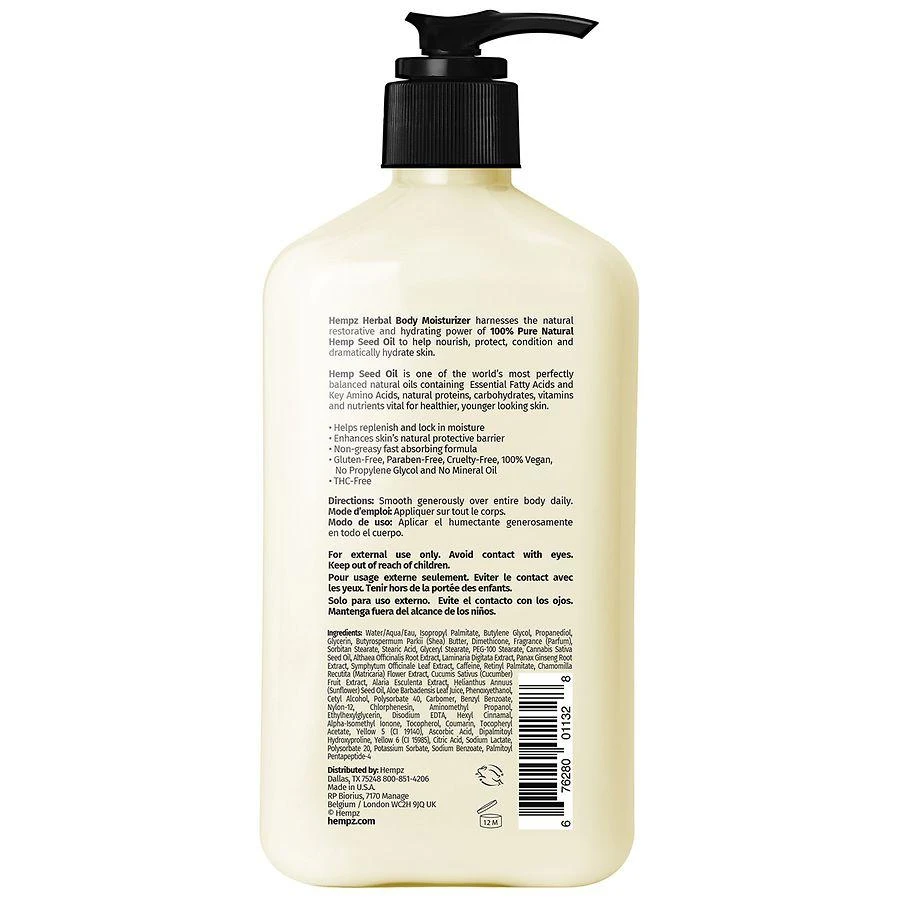 Hempz Age Defying Herbal Body Moisturizer Vanilla and Musk 2