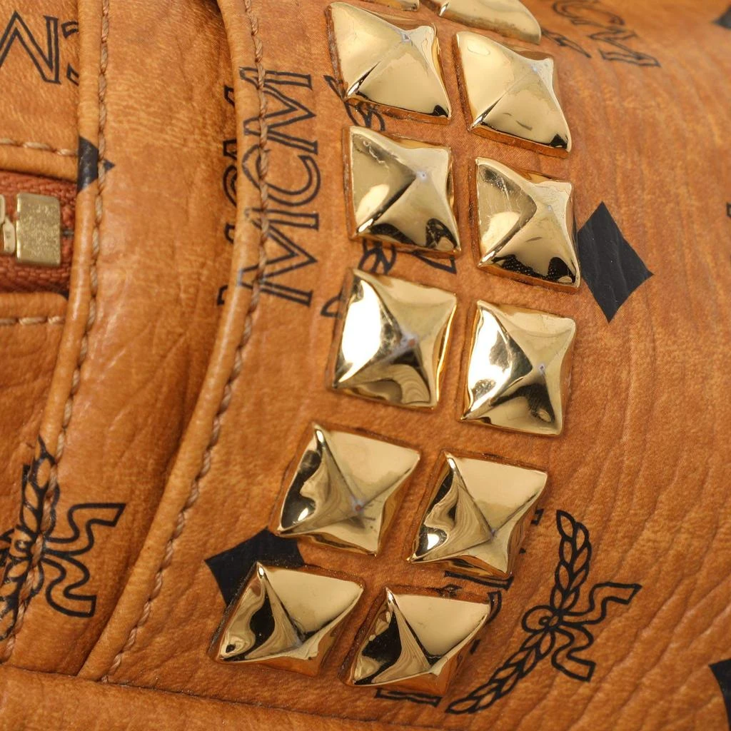 MCM MCM Cognacn Visetos Coated Canvas and Leather Studs Stark Backpack 12