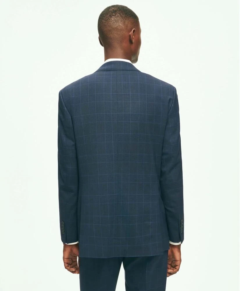 Brooks Brothers Brooks Brothers Explorer Collection Slim Fit Wool Checked Suit Jacket 3
